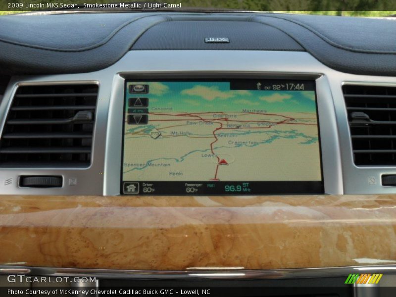 Smokestone Metallic / Light Camel 2009 Lincoln MKS Sedan