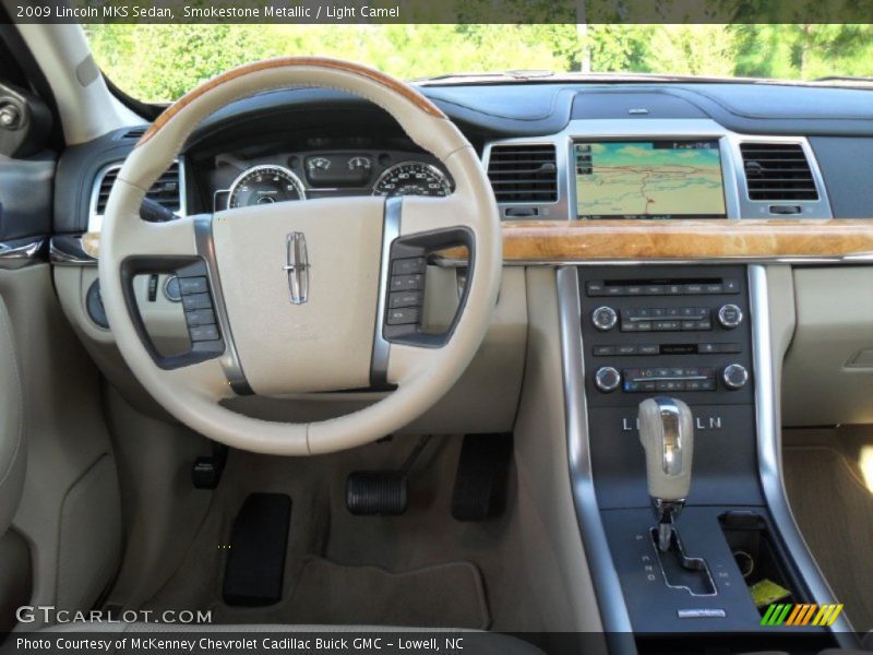 Smokestone Metallic / Light Camel 2009 Lincoln MKS Sedan