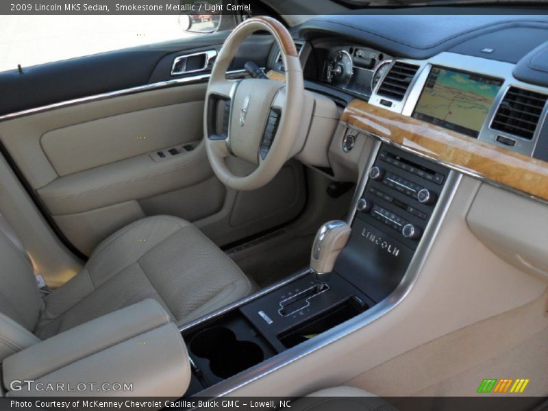 Smokestone Metallic / Light Camel 2009 Lincoln MKS Sedan