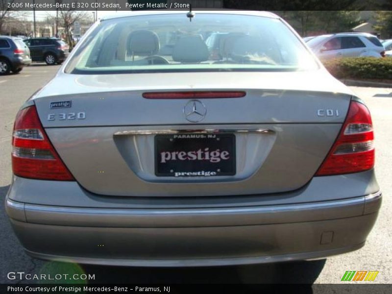 Pewter Metallic / Stone 2006 Mercedes-Benz E 320 CDI Sedan