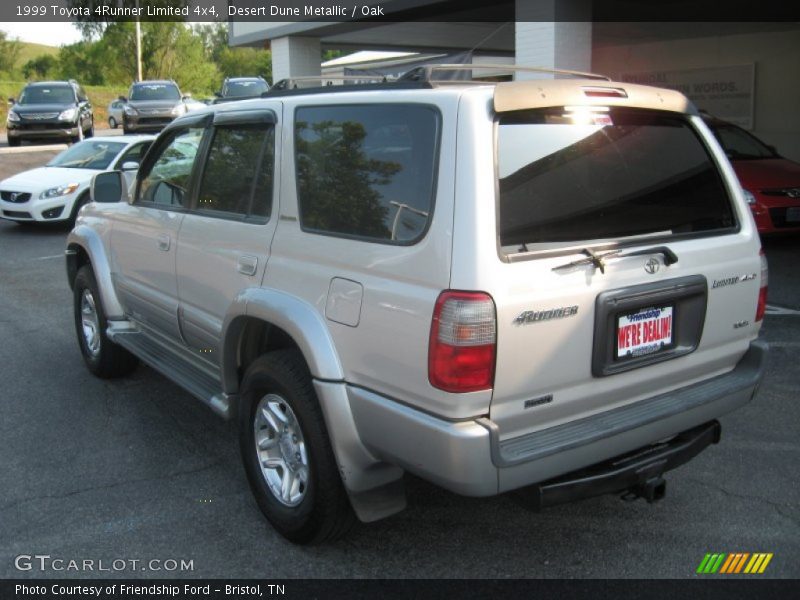 Desert Dune Metallic / Oak 1999 Toyota 4Runner Limited 4x4