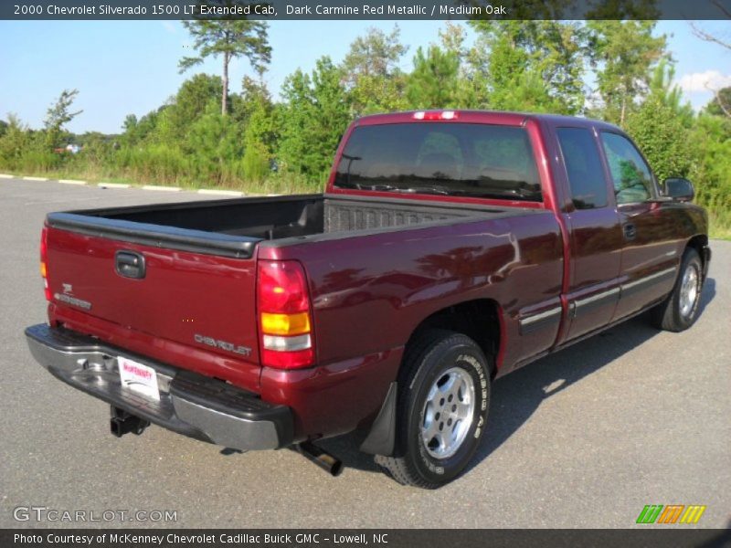 Dark Carmine Red Metallic / Medium Oak 2000 Chevrolet Silverado 1500 LT Extended Cab