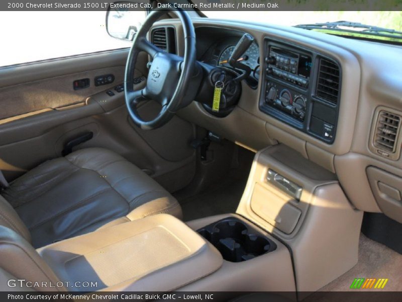 Dark Carmine Red Metallic / Medium Oak 2000 Chevrolet Silverado 1500 LT Extended Cab