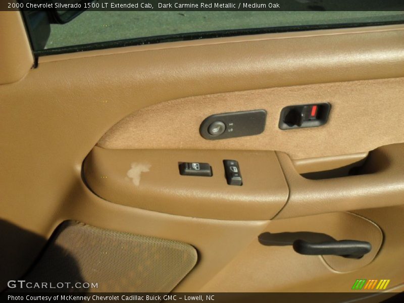 Dark Carmine Red Metallic / Medium Oak 2000 Chevrolet Silverado 1500 LT Extended Cab