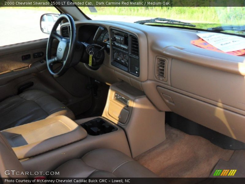 Dark Carmine Red Metallic / Medium Oak 2000 Chevrolet Silverado 1500 LT Extended Cab
