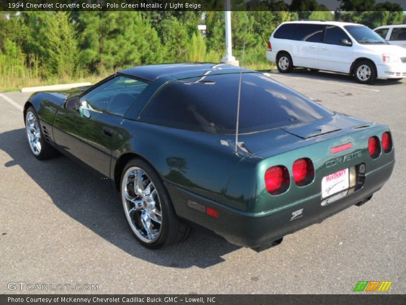 Polo Green Metallic / Light Beige 1994 Chevrolet Corvette Coupe