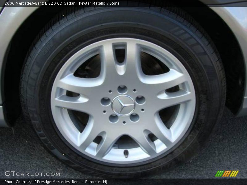 Pewter Metallic / Stone 2006 Mercedes-Benz E 320 CDI Sedan
