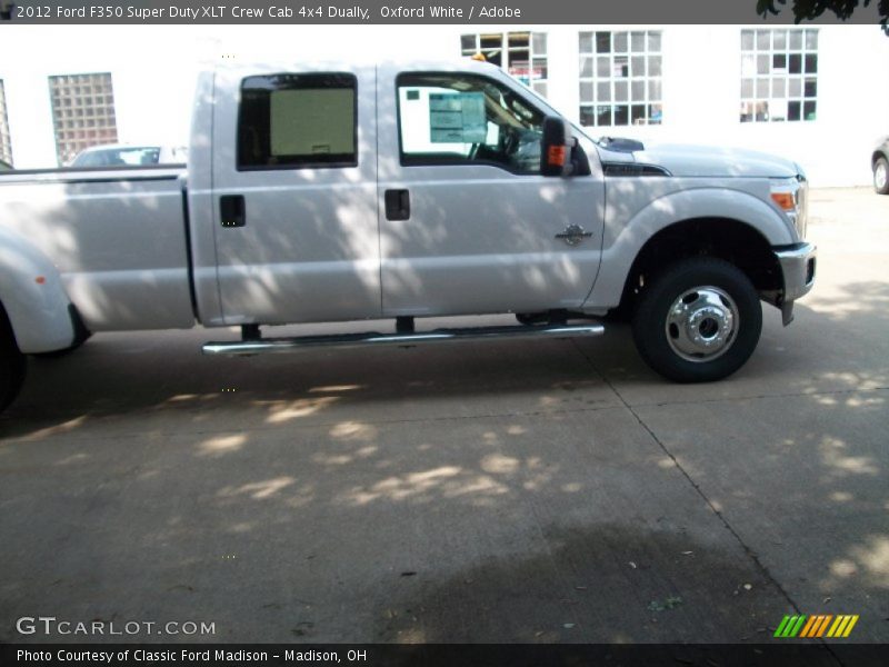 Oxford White / Adobe 2012 Ford F350 Super Duty XLT Crew Cab 4x4 Dually
