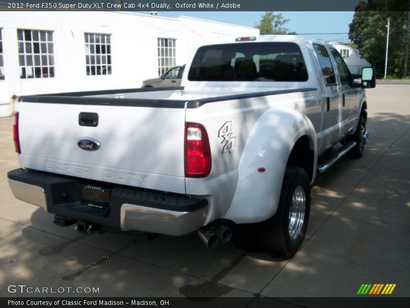 Oxford White / Adobe 2012 Ford F350 Super Duty XLT Crew Cab 4x4 Dually