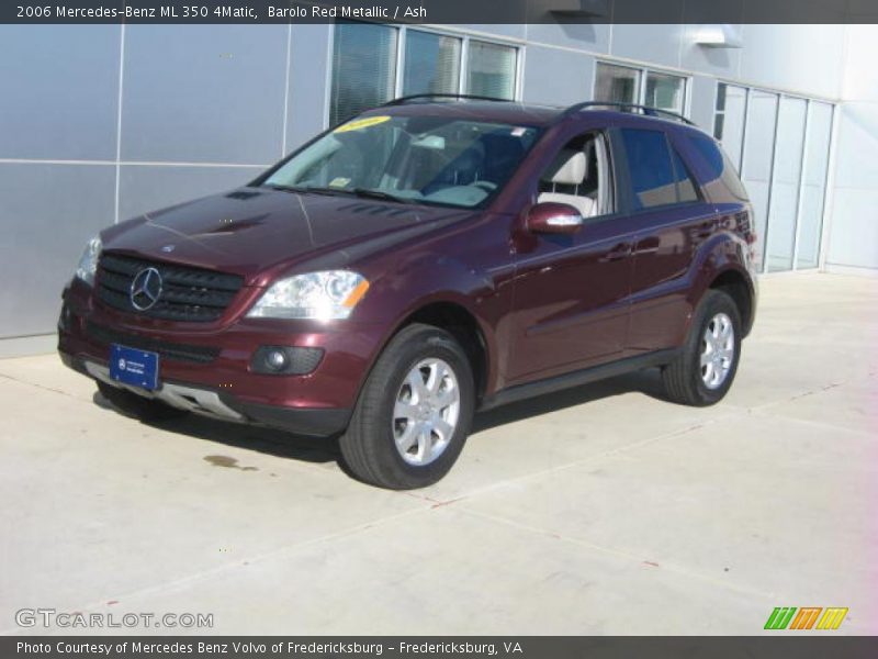 Barolo Red Metallic / Ash 2006 Mercedes-Benz ML 350 4Matic