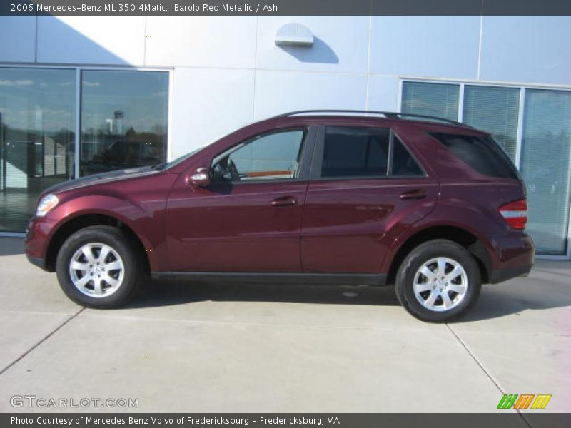 Barolo Red Metallic / Ash 2006 Mercedes-Benz ML 350 4Matic