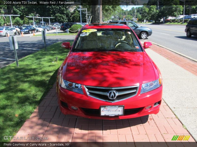 Milano Red / Parchment 2008 Acura TSX Sedan