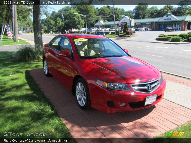 Milano Red / Parchment 2008 Acura TSX Sedan