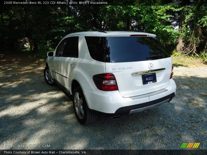 Arctic White / Macadamia 2008 Mercedes-Benz ML 320 CDI 4Matic