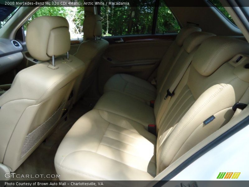 Arctic White / Macadamia 2008 Mercedes-Benz ML 320 CDI 4Matic