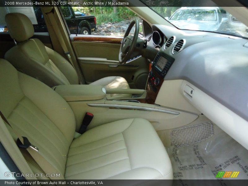 Arctic White / Macadamia 2008 Mercedes-Benz ML 320 CDI 4Matic