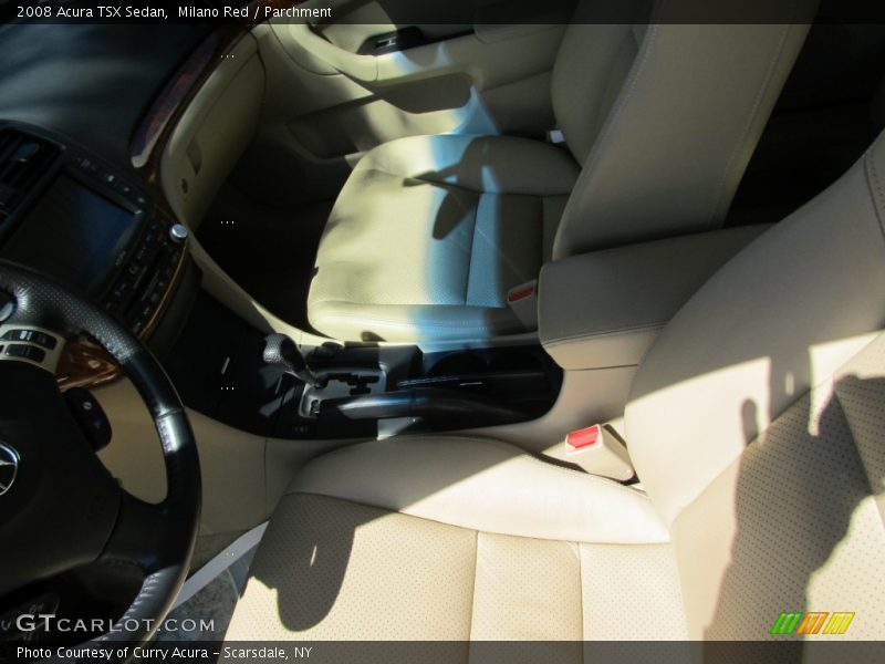 Milano Red / Parchment 2008 Acura TSX Sedan
