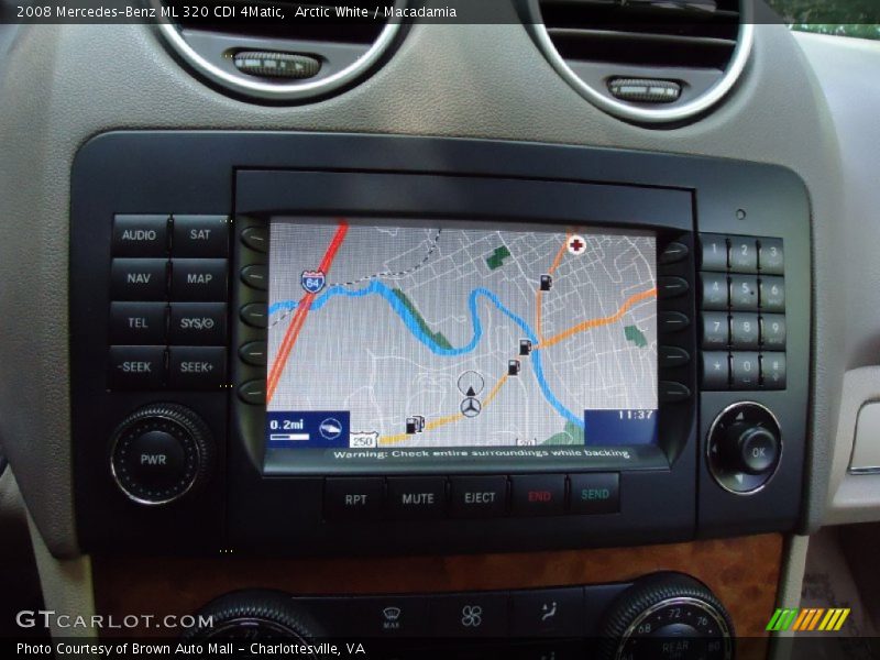 Arctic White / Macadamia 2008 Mercedes-Benz ML 320 CDI 4Matic