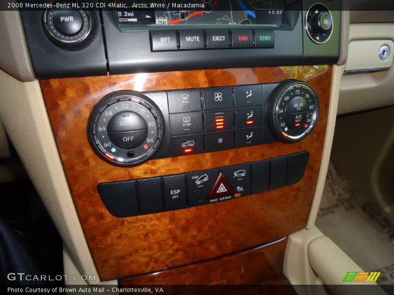 Arctic White / Macadamia 2008 Mercedes-Benz ML 320 CDI 4Matic