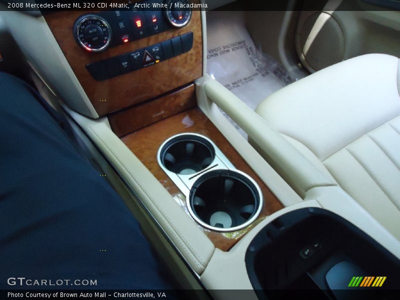 Arctic White / Macadamia 2008 Mercedes-Benz ML 320 CDI 4Matic