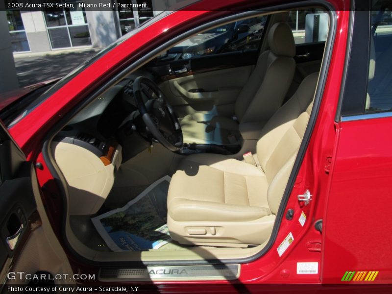 Milano Red / Parchment 2008 Acura TSX Sedan