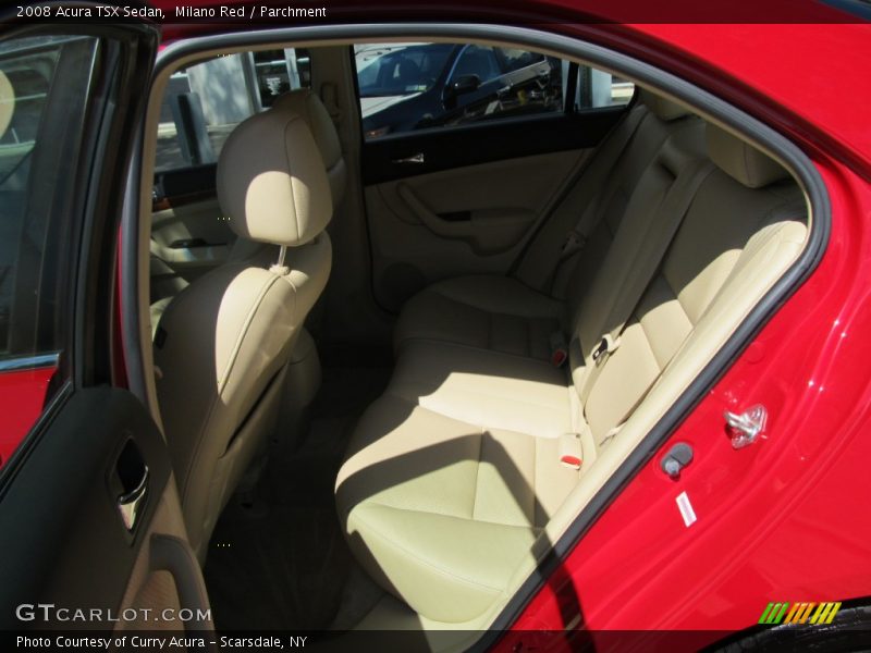 Milano Red / Parchment 2008 Acura TSX Sedan