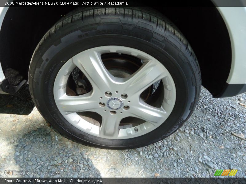 Arctic White / Macadamia 2008 Mercedes-Benz ML 320 CDI 4Matic