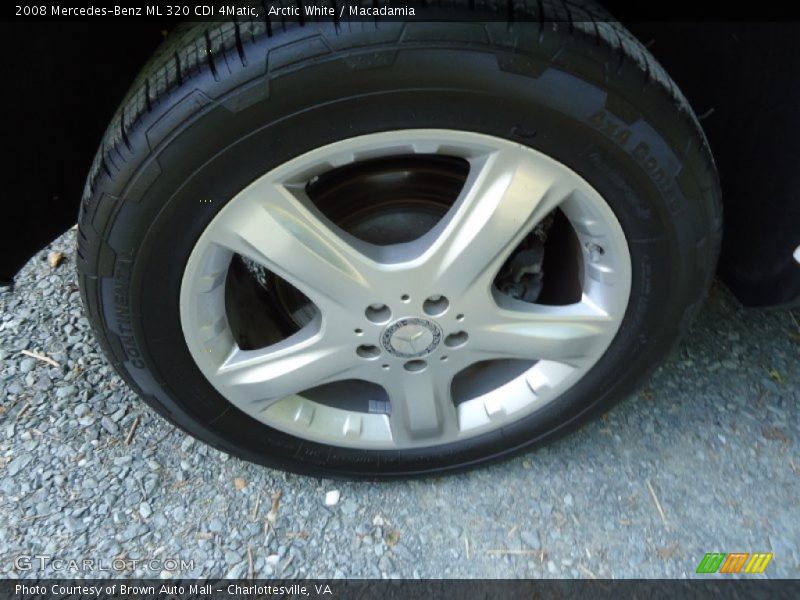 Arctic White / Macadamia 2008 Mercedes-Benz ML 320 CDI 4Matic