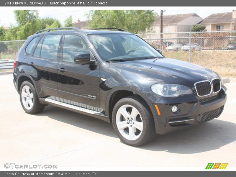 Black Sapphire Metallic / Tobacco 2010 BMW X5 xDrive30i