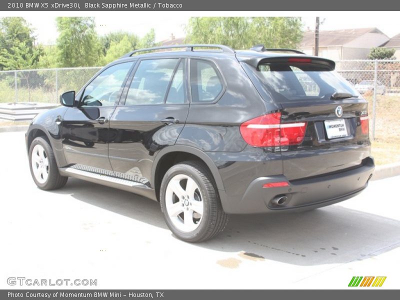 Black Sapphire Metallic / Tobacco 2010 BMW X5 xDrive30i
