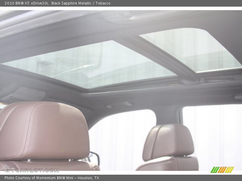 Black Sapphire Metallic / Tobacco 2010 BMW X5 xDrive30i