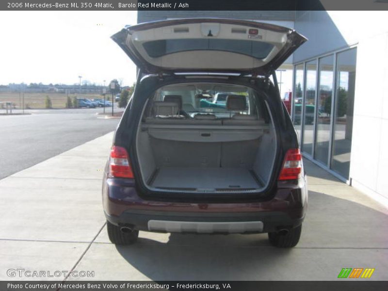 Barolo Red Metallic / Ash 2006 Mercedes-Benz ML 350 4Matic