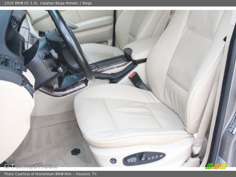 Kalahari Beige Metallic / Beige 2006 BMW X5 3.0i