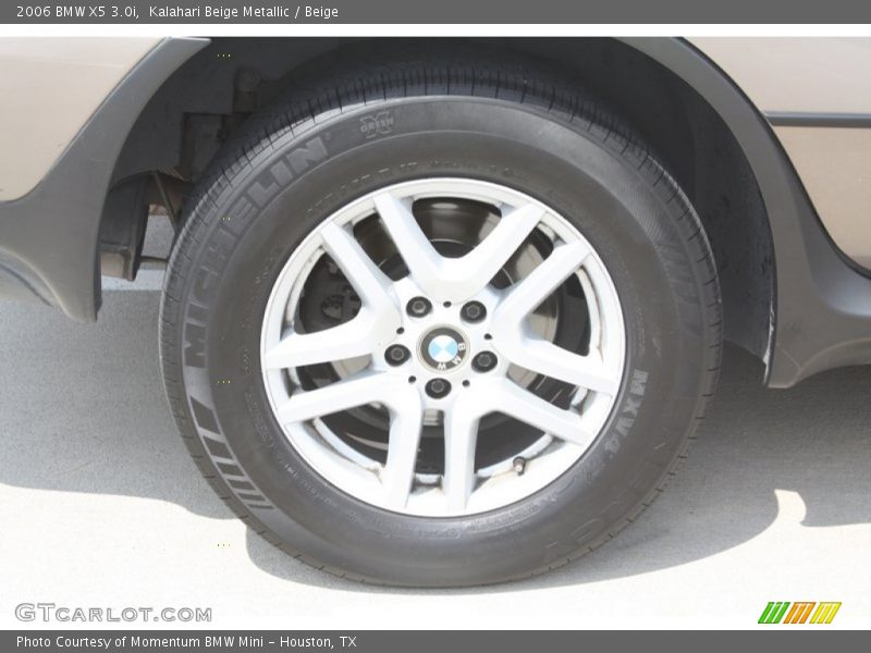 Kalahari Beige Metallic / Beige 2006 BMW X5 3.0i