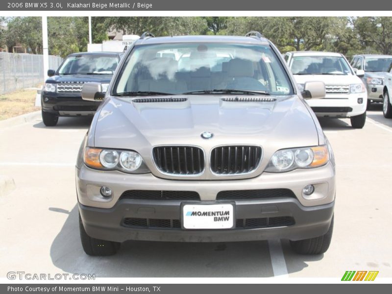 Kalahari Beige Metallic / Beige 2006 BMW X5 3.0i