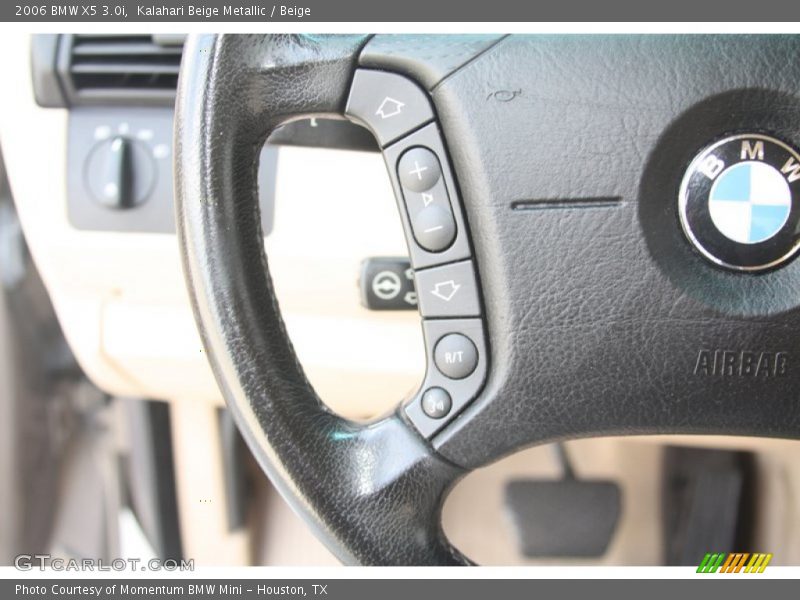 Kalahari Beige Metallic / Beige 2006 BMW X5 3.0i