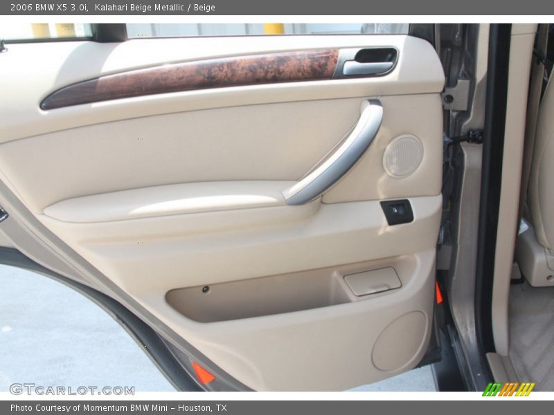 Kalahari Beige Metallic / Beige 2006 BMW X5 3.0i