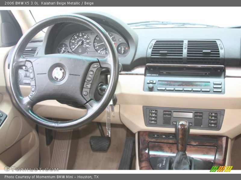 Kalahari Beige Metallic / Beige 2006 BMW X5 3.0i