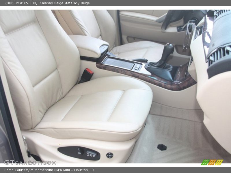Kalahari Beige Metallic / Beige 2006 BMW X5 3.0i