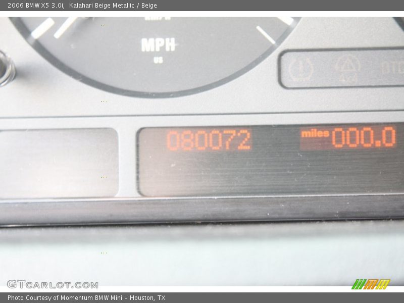 Kalahari Beige Metallic / Beige 2006 BMW X5 3.0i