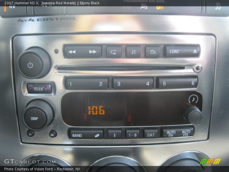 Sonoma Red Metallic / Ebony Black 2007 Hummer H3 X