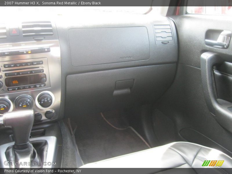 Sonoma Red Metallic / Ebony Black 2007 Hummer H3 X