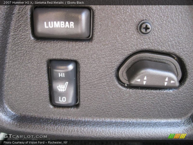 Sonoma Red Metallic / Ebony Black 2007 Hummer H3 X