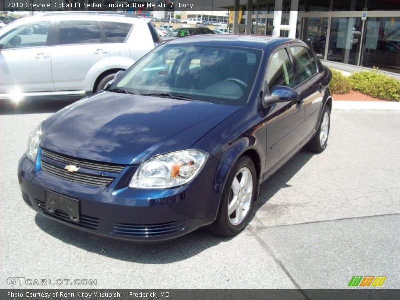 Imperial Blue Metallic / Ebony 2010 Chevrolet Cobalt LT Sedan