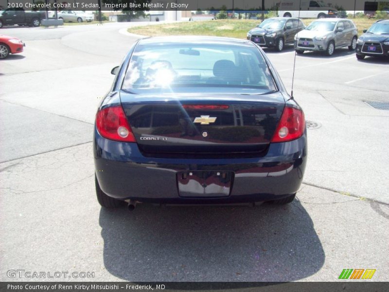 Imperial Blue Metallic / Ebony 2010 Chevrolet Cobalt LT Sedan