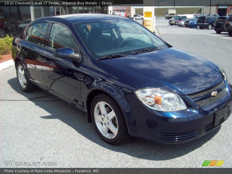 Imperial Blue Metallic / Ebony 2010 Chevrolet Cobalt LT Sedan