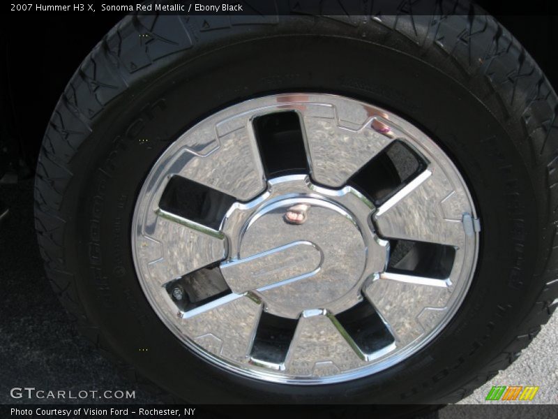Sonoma Red Metallic / Ebony Black 2007 Hummer H3 X