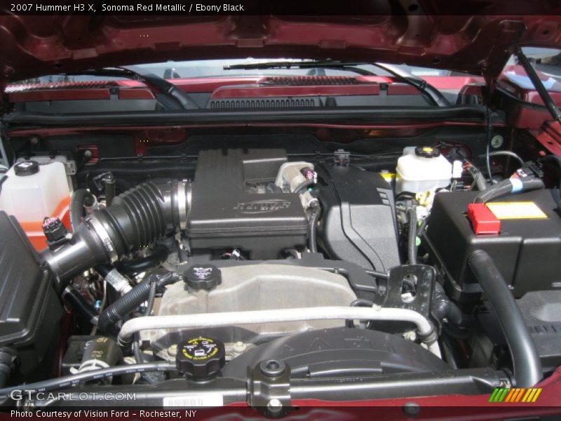Sonoma Red Metallic / Ebony Black 2007 Hummer H3 X
