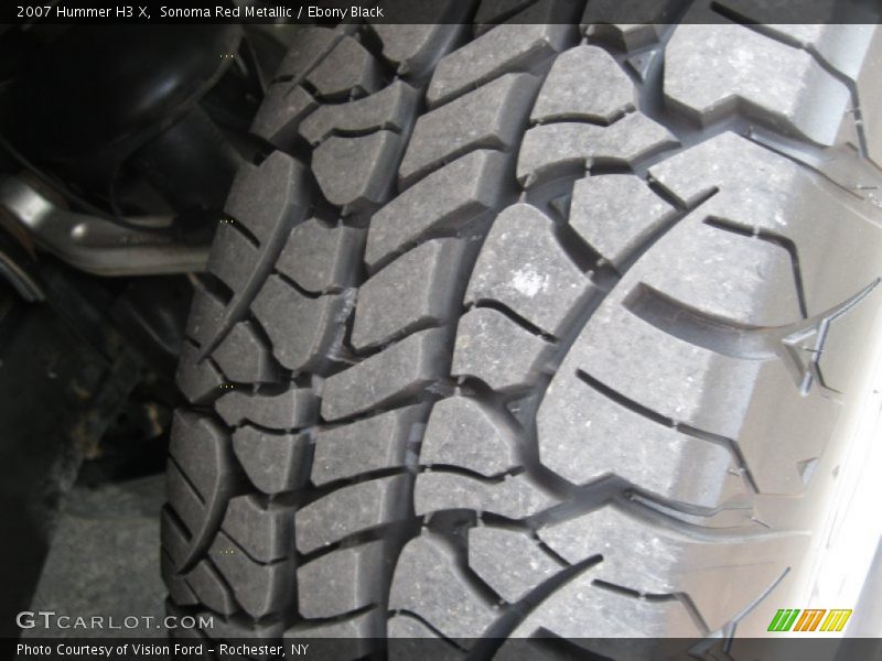Sonoma Red Metallic / Ebony Black 2007 Hummer H3 X