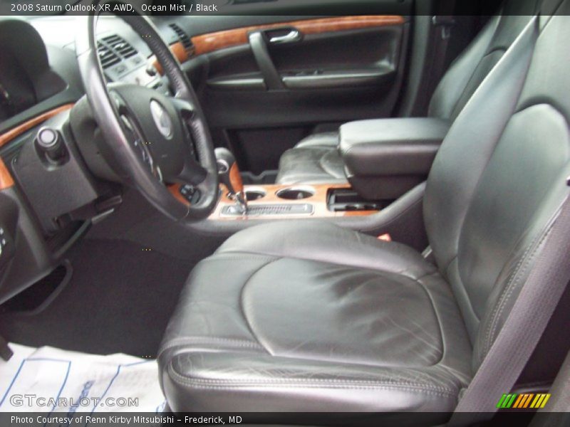Ocean Mist / Black 2008 Saturn Outlook XR AWD